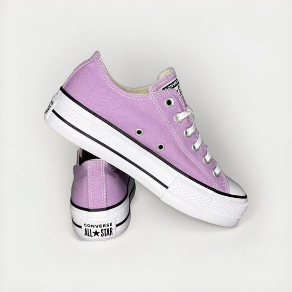 New Womens Converse Chuck Taylor All Star Lift Platform Purple Order 6.5 for Sz7 - Picture 6 of 12